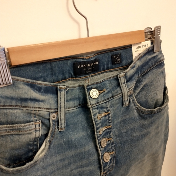 Lucky brand Ava skinny mid rise jeans NWT - Picture 2 of 5